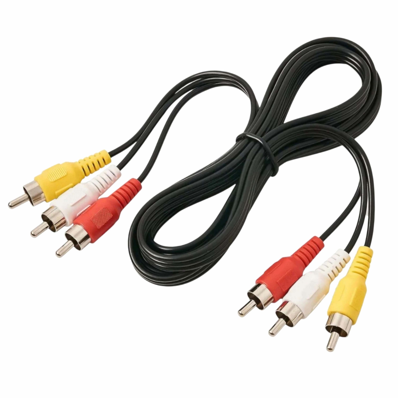 کابل 3 به 3 صوتی و تصویری RCA مدل QDishi3RCA طول 1.5 متر