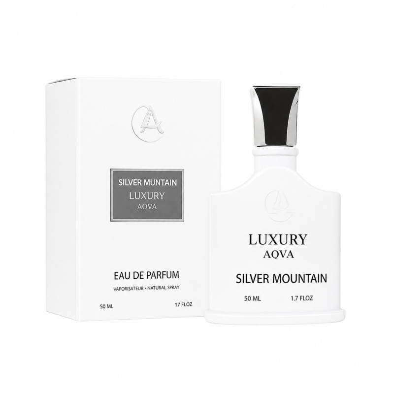 ادو پرفیوم مردانه لاکچری آکوا مدل Silver Mountain حجم 50 میلی لیتر