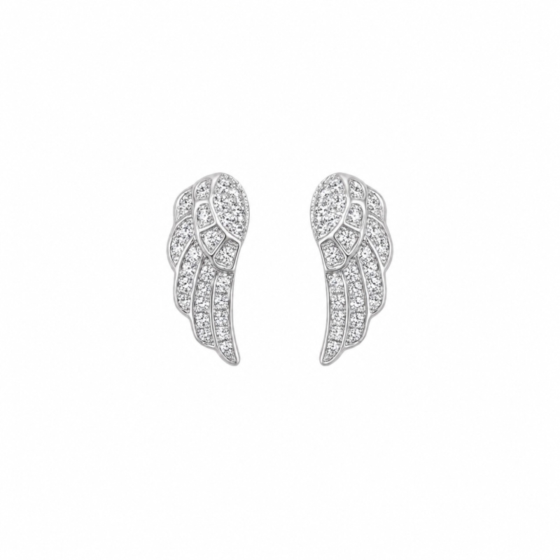 گوشواره میخی مدل بال فرشته کد GU59
