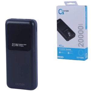 پاوربانک اکسیژن مدل OX110 ظرفیت 20000 میلی‌ آمپر ساعت