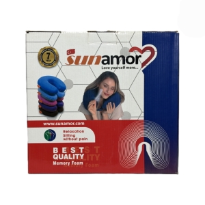 بالش دور گردنی الیافی مدل Sunamor