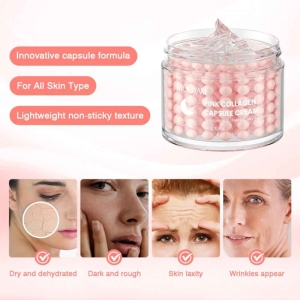 کرم کپسولی ضد چروک مویام مدل PINK CAPSOUL وزن 140 گرم