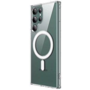 کاور مدل Clear Case Magnetic Mag Safe مناسب برای گوشی موبایل سامسونگ Galaxy S22 Ultra