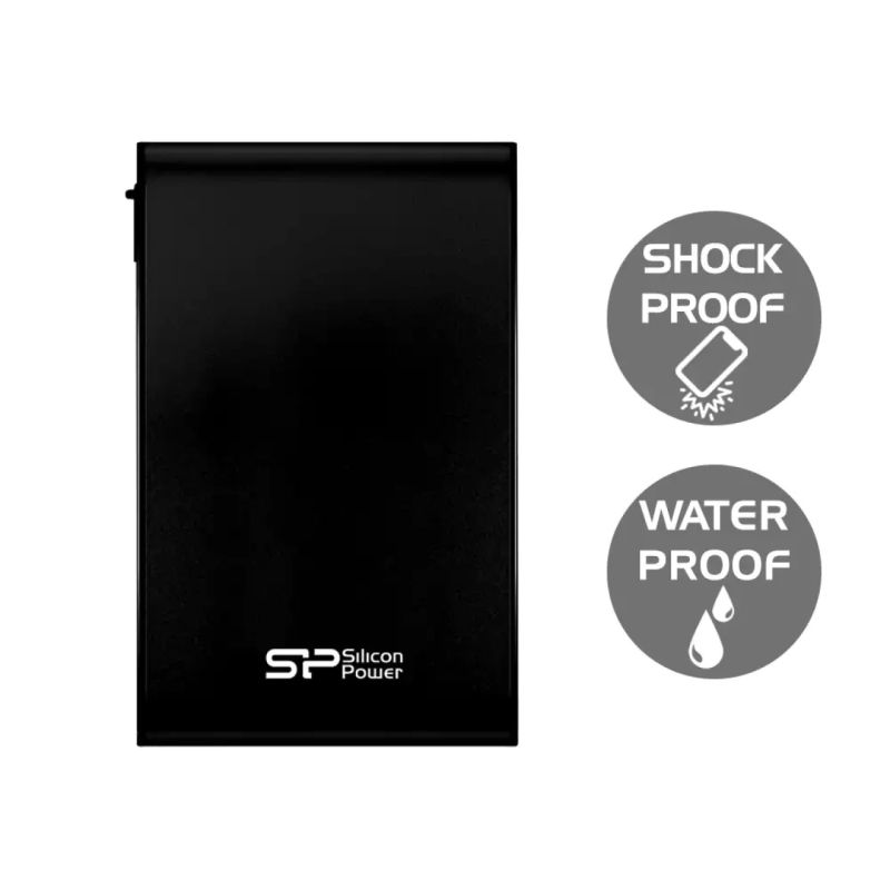 هارد اکسترنال سیلیکون  پاور 1 ترابایت مدل SP Armor A80