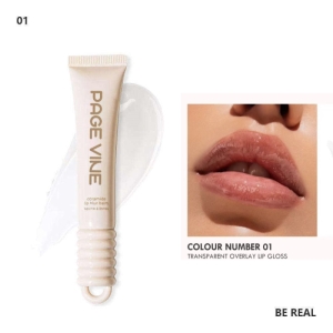 لیپ گلاس پیج واین مدل ceramide lip blur balm حجم 15 میل کد 01
