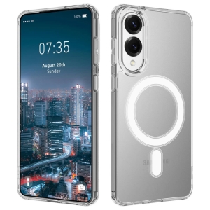 کاور مدل Clear Case Magnetic Mag Safe مناسب برای گوشی موبایل سامسونگ Galaxy S25 Edge