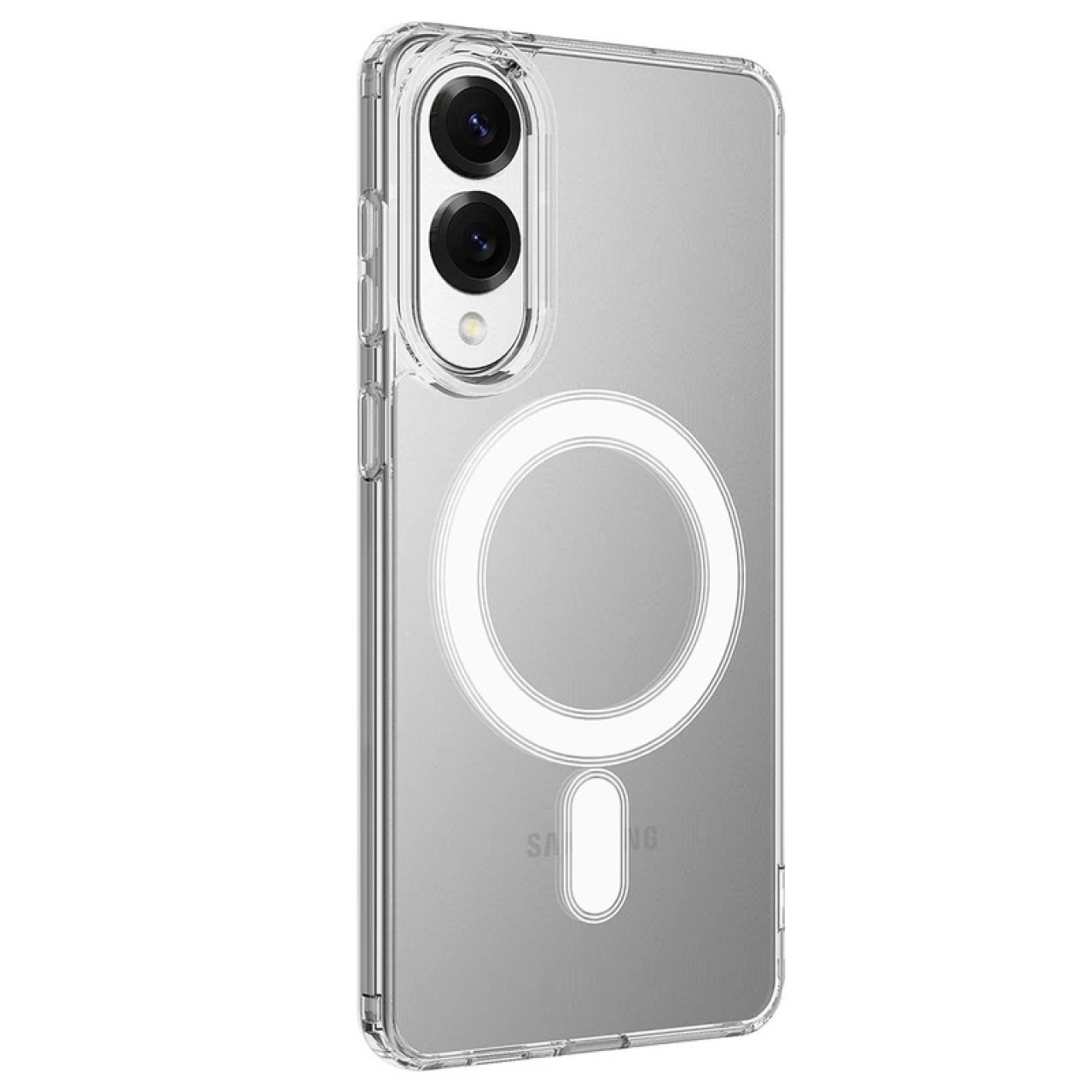 کاور مدل Clear Case Magnetic Mag Safe مناسب برای گوشی موبایل سامسونگ Galaxy S25 Edge