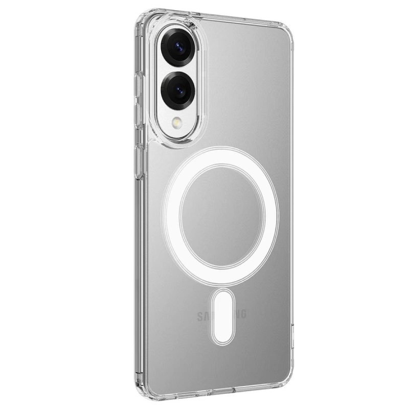 کاور مدل Clear Case Magnetic Mag Safe مناسب برای گوشی موبایل سامسونگ Galaxy S25 Edge