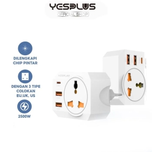 آداپتور برق و شارژر هوشمند YESPLUS مدل YS-1135