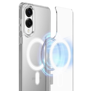 کاور مدل Clear Case Magnetic Mag Safe مناسب برای گوشی موبایل سامسونگ Galaxy S25 Edge
