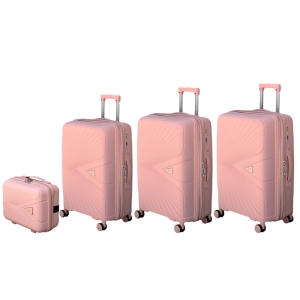 چمدان نشکن فشن مدل FASHION - FSN6969 سری 4 عددی (کیف آرایشی هدیه)
