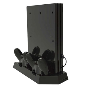 پایه نگهدارنده و شارژ PS4 FAT-SLIM-PRO دابی TP4-023B سه کاره