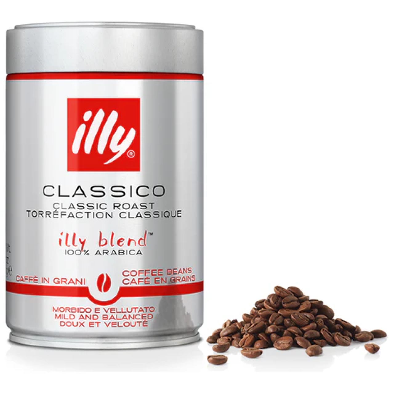 دانه قهوه ایلی مدل illy Classico Classic Roast کلاسیکو 250 گرم