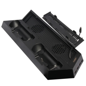 پایه نگهدارنده و شارژ PS4 FAT-SLIM-PRO دابی TP4-023B سه کاره