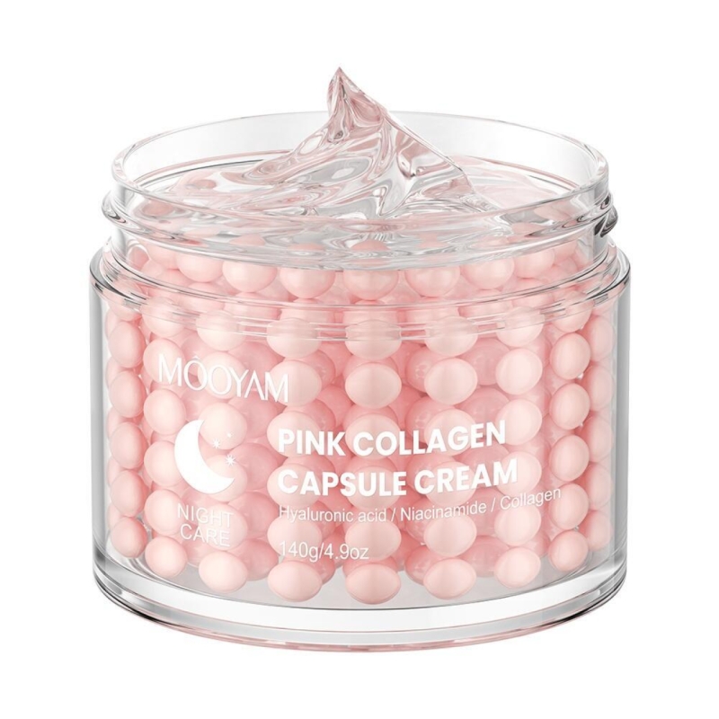 کرم کپسولی ضد چروک مویام مدل PINK CAPSOUL وزن 140 گرم