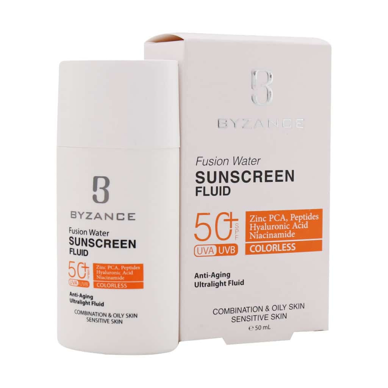ضدافتاب بیزانس فیوژن واتر SPF50 حجم 50 میل 