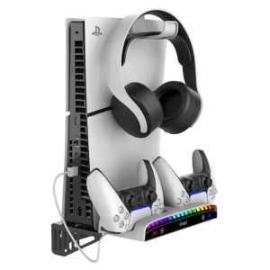 براکت دیواری و پایه شارژ دسته PS5 آی پگا مدل PG-P5S011