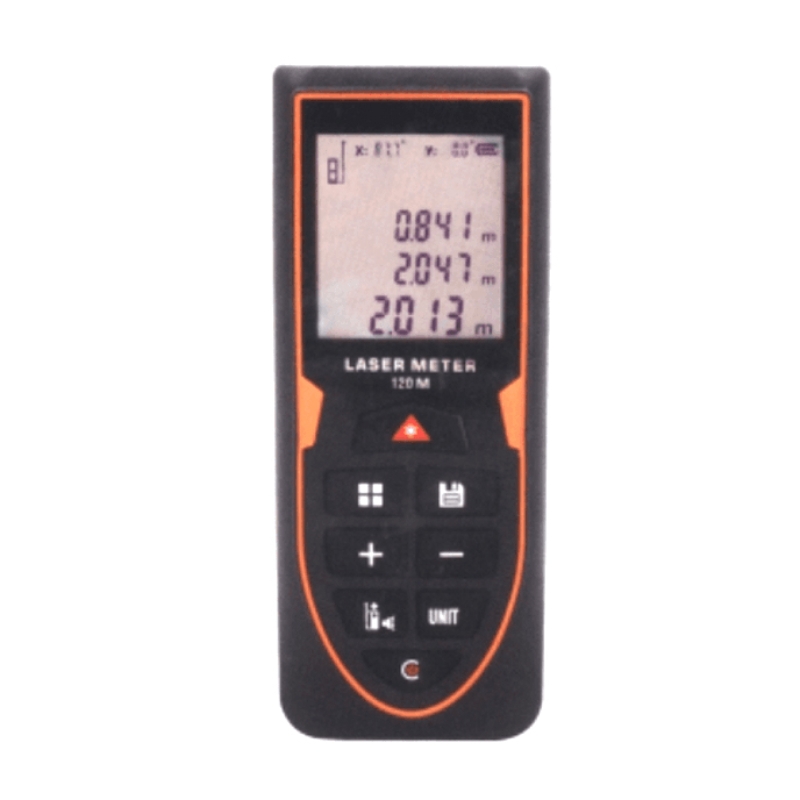 متر لیزری 120 متری پی ام مدل LMG120 با نور سبز 