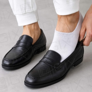 جوراب مردانه کالج مدل پشت ژله ای بسته 2 عددی