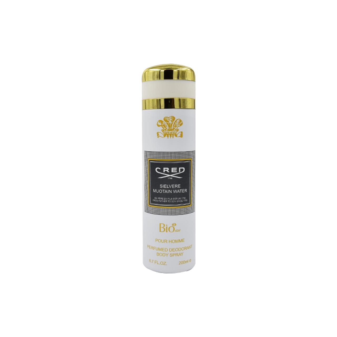 اسپری بدن مردانه بیو استار مدل SILVER MOUNTAIN حجم 200mL