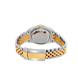 ساعت مردانه رولکس 41mm DateJust کوارتز دو رنگ صفحه طلایی