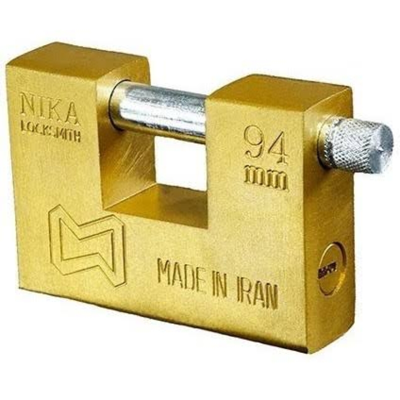قفل کتابی نیکا مدل طلایی کد YP-94MM