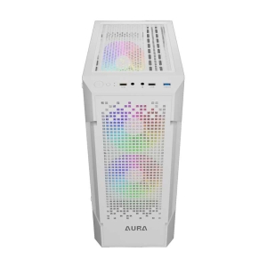 کیس کامپیوتر گیم دیاس مدل AURA GC7 WH ARGB
