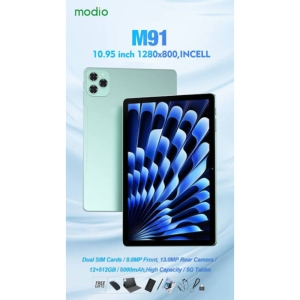 تبلتmodio m91 صفحه11 اینچ 512 گیگ رام 12