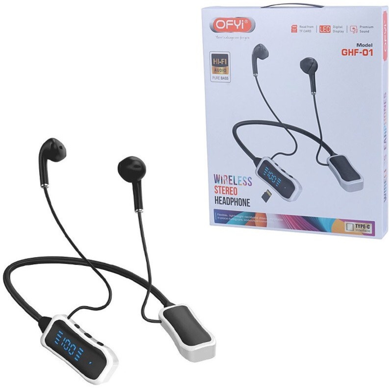هندزفری گردنی اوفی مدل GHF-01