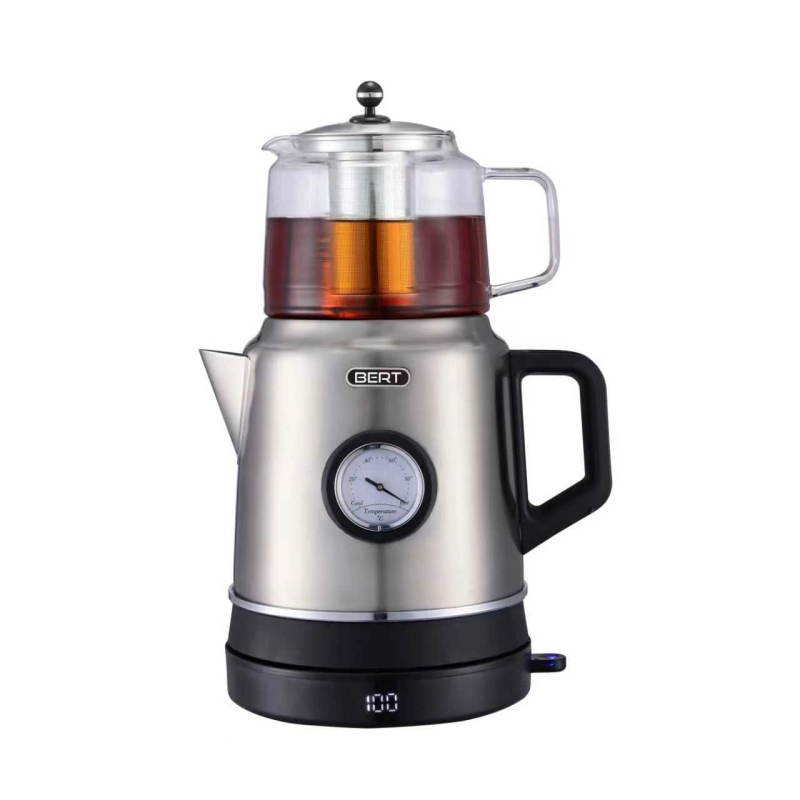 چای ساز BERT مدل BT-E513 با قوری تمام پیرکس