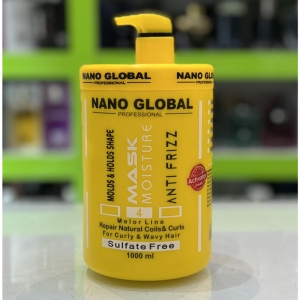ماسک مو نانوگلوبال مدل اکتیویتور مناسب موهای فر و مجعد حجم 1000ml
