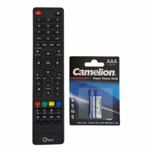کنترل تلویزیون جی پلاس مدل GP-721S به همراه باتری نیم قلمی
