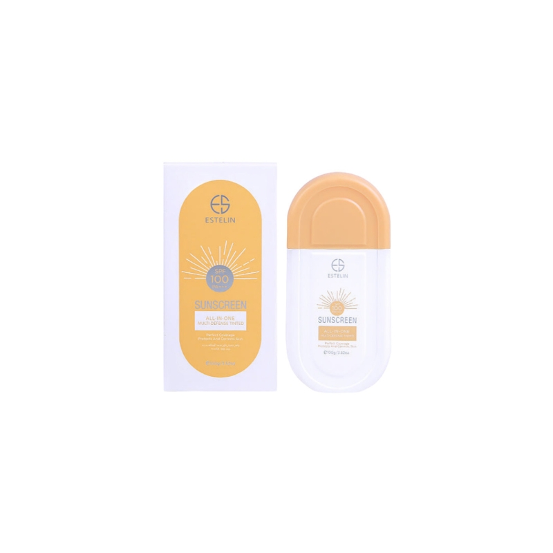 ضدآفتاب استیلن SPF100 مدل ALL-IN-ONE بژ طبیعی 100میل