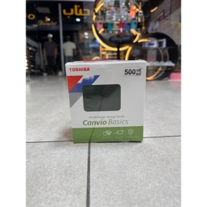 هارد اکسترنال توشیبا مدل Canvio basics ظرفیت 500 گیگابایت به همراه کیف