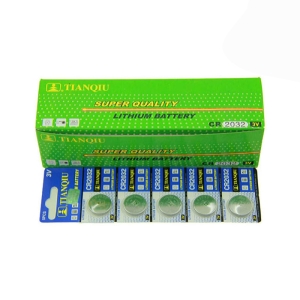 باتری سکه ای تیانکیو مدل CR2032 بسته 5 عددی