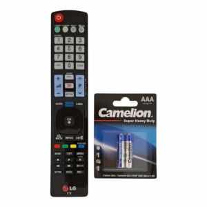 کنترل تلویزیون الجی مدل RM-L930 به همراه باتری نیم قلمی