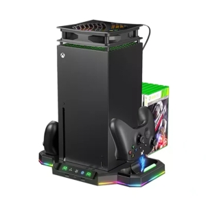 پایه شارژر ، باتری و فن RGB چند منظوره Xbox Series X آی پلی مدل HBX-608