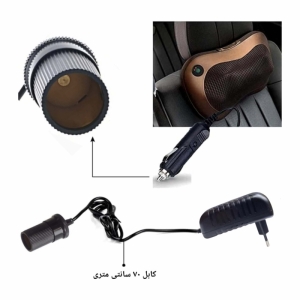 آداپتور مبدل 220 ولت به فندکی 12 ولت مدل PA-12F-2A