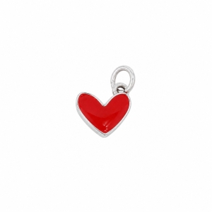 آویز نقره طرح قلب کد AV78