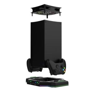 پایه شارژر ، باتری و فن RGB چند منظوره Xbox Series X آی پلی مدل HBX-608