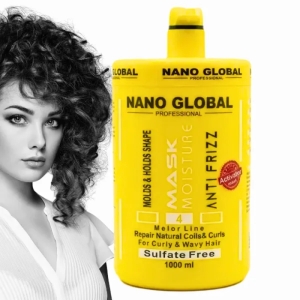 ماسک مو نانوگلوبال مدل اکتیویتور مناسب موهای فر و مجعد حجم 1000ml