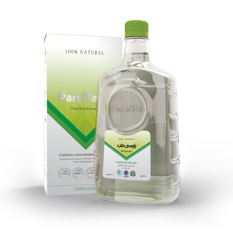 مقطر گیاهی 5 گیاه پارسی طب 1 لیتری