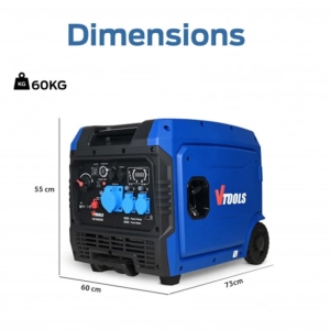 موتور برق ۶/۵ کیلو وات سایلنت ویتولز ریموت استارت مدل VG7000ISR