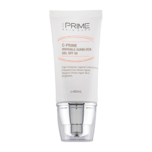 ژل ضد آفتاب پرایم بی رنگ SPF50 حاوی ویتامین سی حجم 40 میلی لیتر