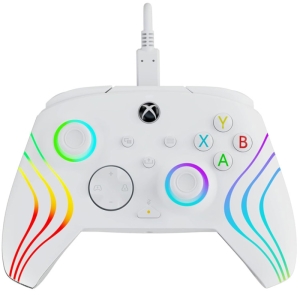 دسته بازی ایکس باکس PDP RGB مدل Afterglow Wave White