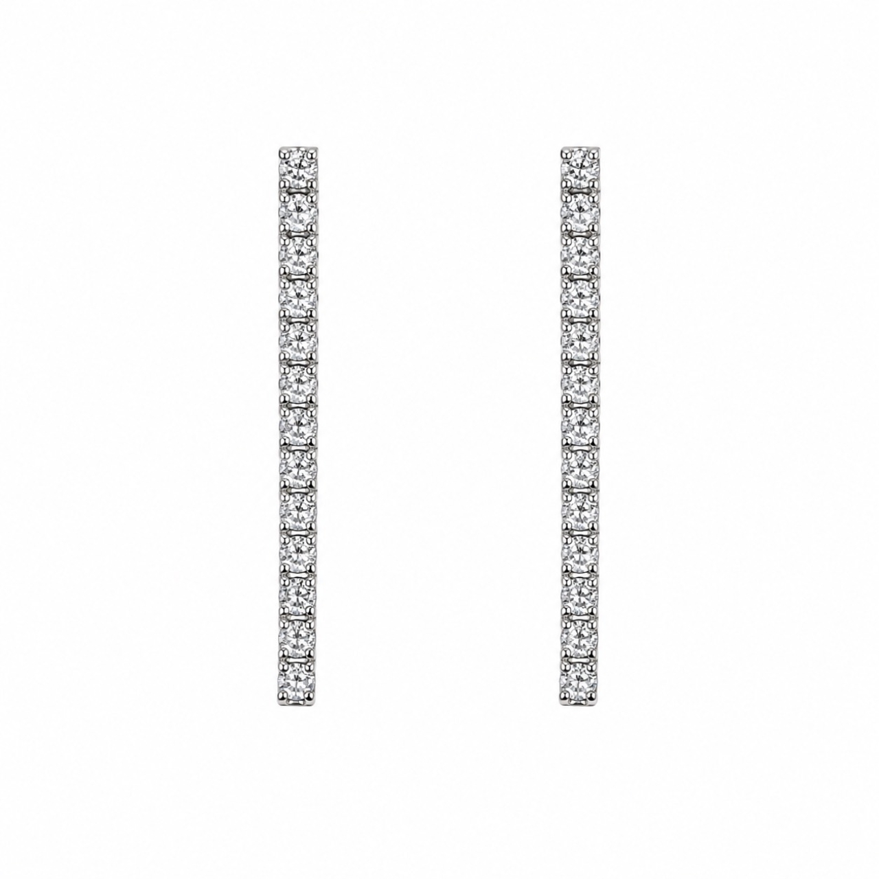 گوشواره نقره طرح تنیسی کد GU62