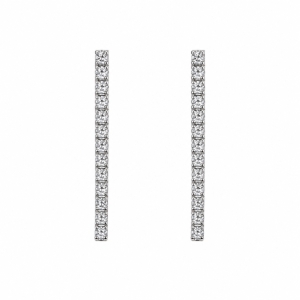 گوشواره نقره طرح تنیسی کد GU62