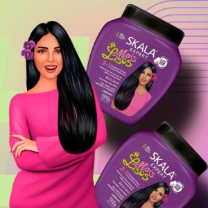 ماسک مو ضد وز برند اسکالا مناسب موهای فر و مجعد SKALA Mais Crespos حجم 1000 میلیلیتر