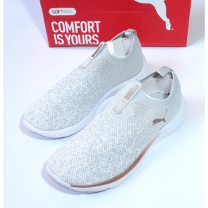 کفش زنانه بدون بند پوما مدل Softride Remi Slip-On Knit