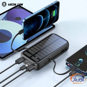 پاوربانک گرین لاین مدل PD20W solar 2 ظرفیت 20000 میلی آمپر ساعت